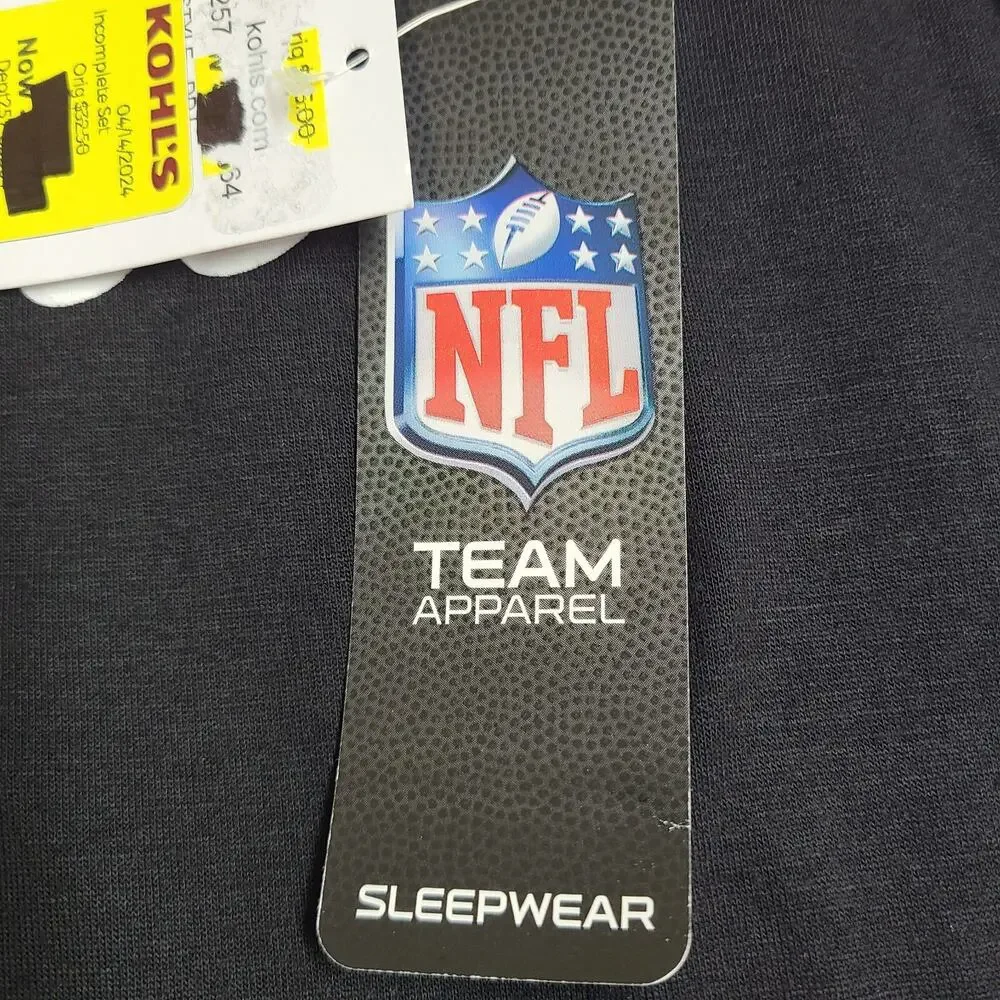 NFL Team Apparel Carolina Panthers Pajama T-Shirt Women's Size Large
